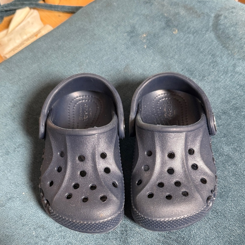 Baby Navy Clogs 5C